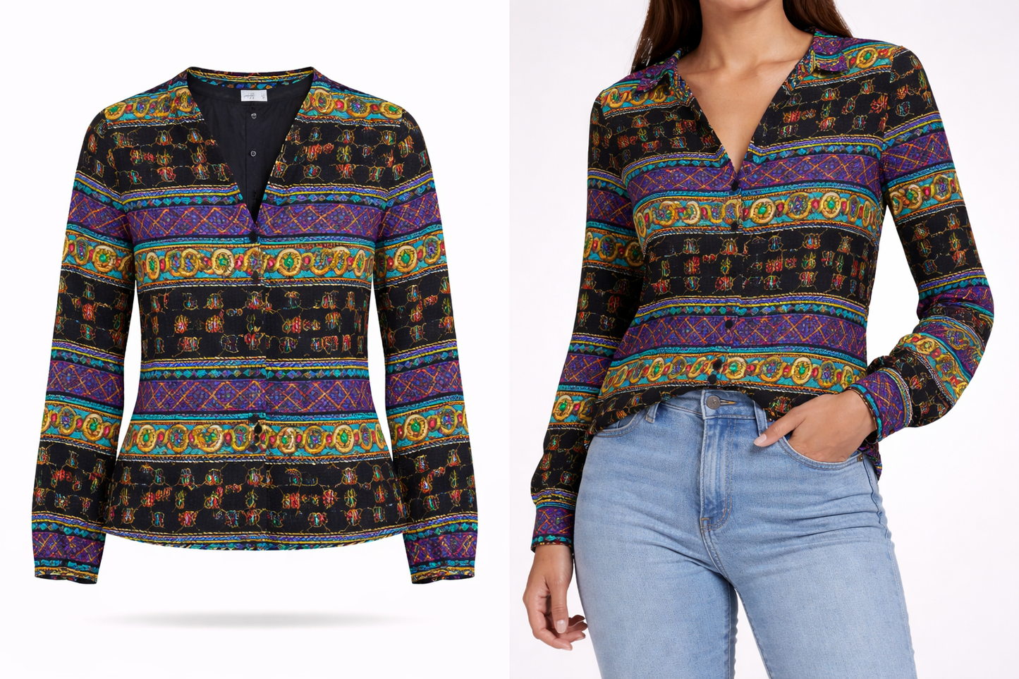 Blusa De Mujer Marca Adrianna Papell Talla 6