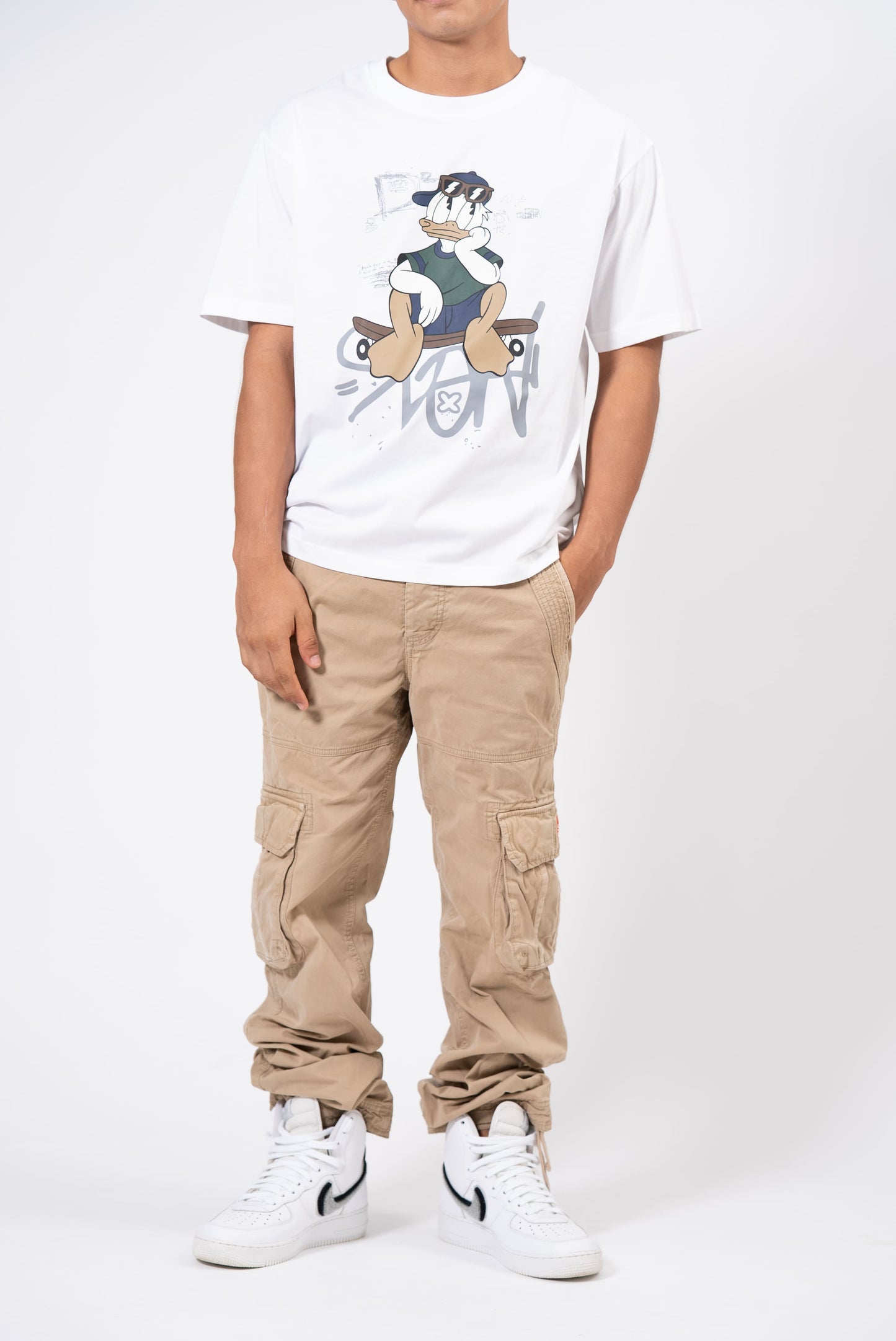 T-shirt De Hombre Blanco M