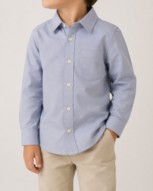 Camisa De Niño Marca LANDS END Talla 5t