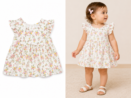 Vestido De Niña Marca Tu Talla 18-24