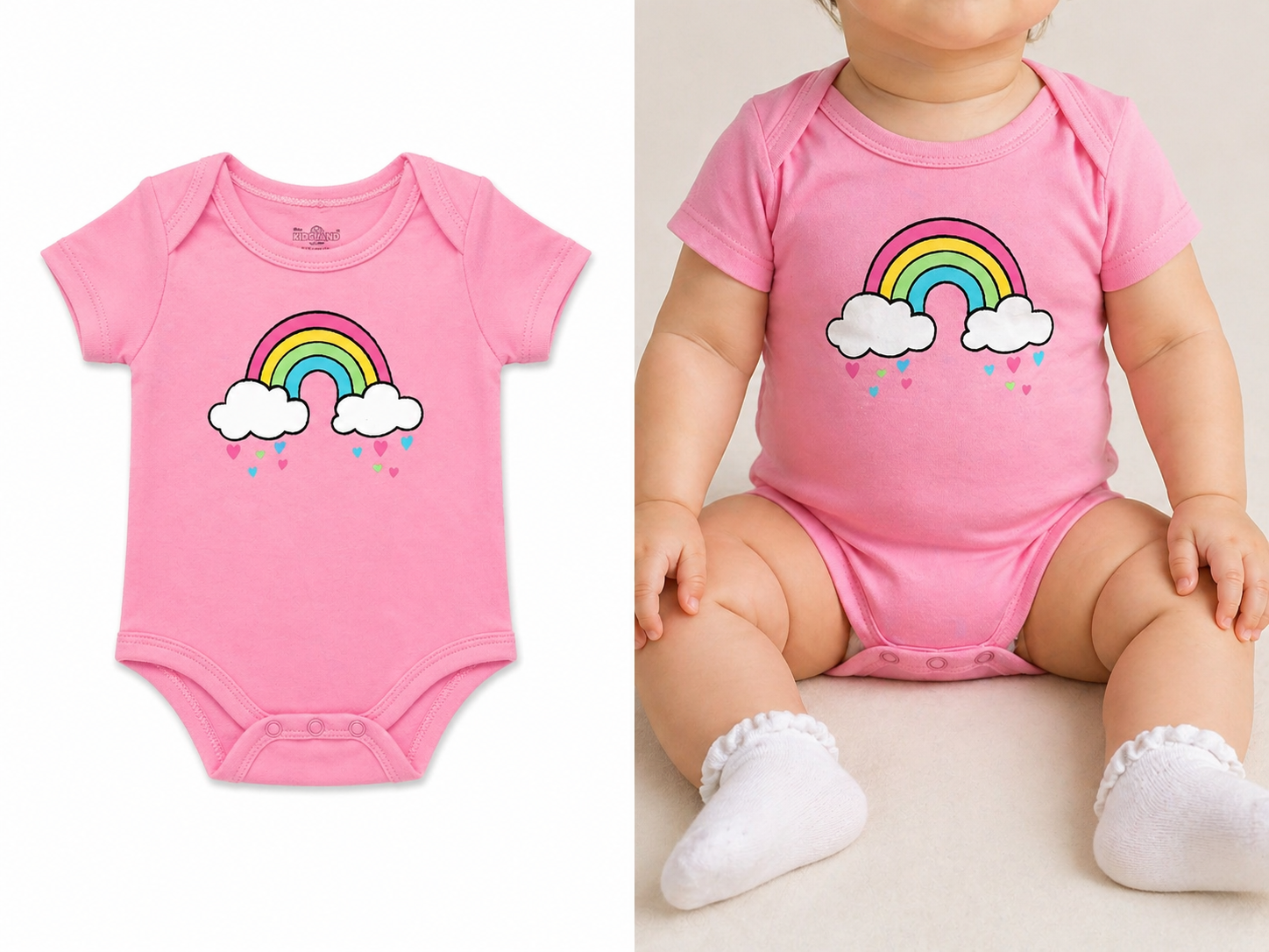 T Shirt De Niña  Marca Kids Land Talla 6-9M