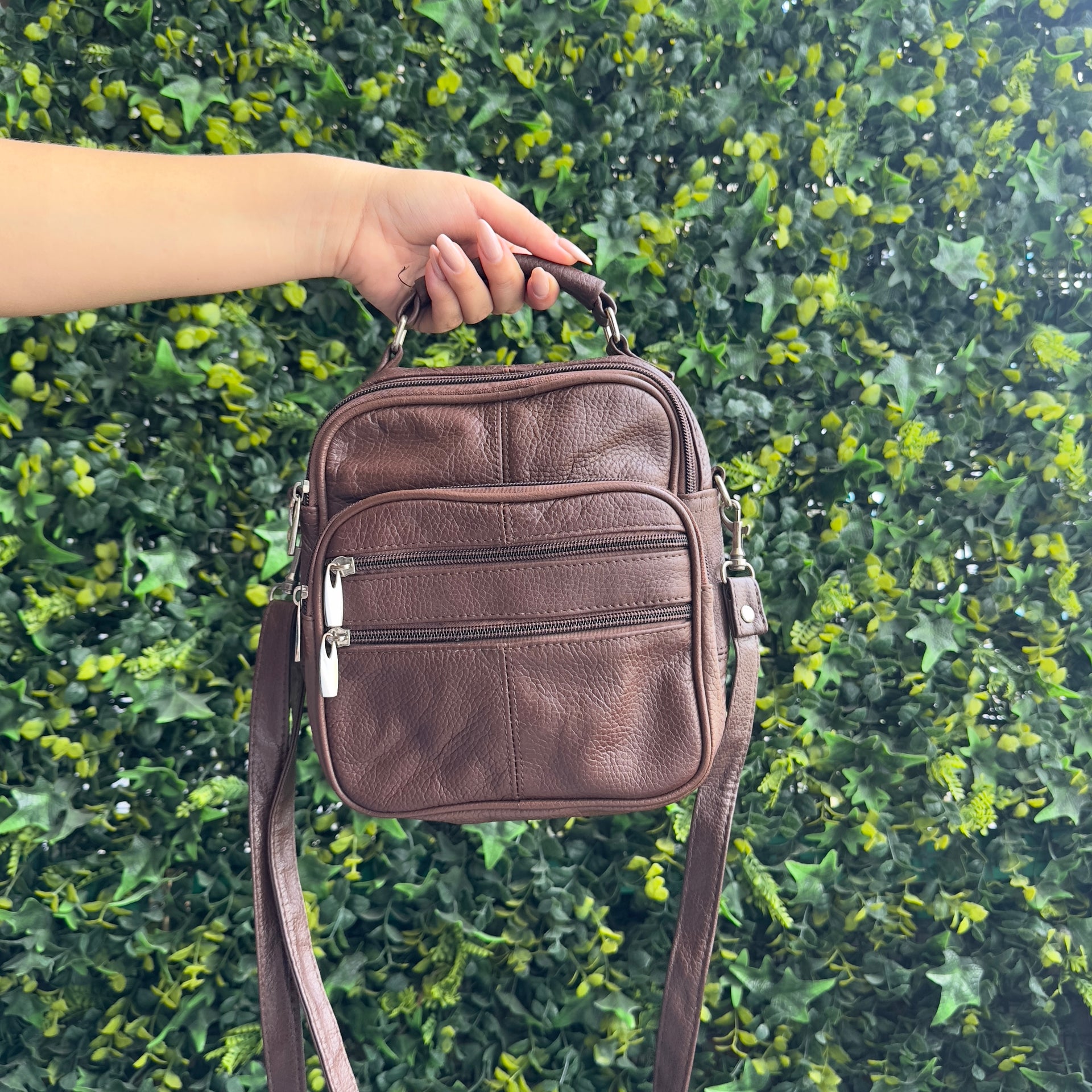 Crossbody Unisex de Cuero