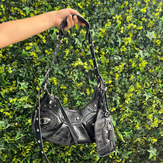 Cartera Negra con Monedero