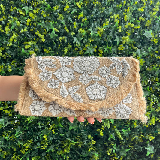 Cartera tejida de Mano