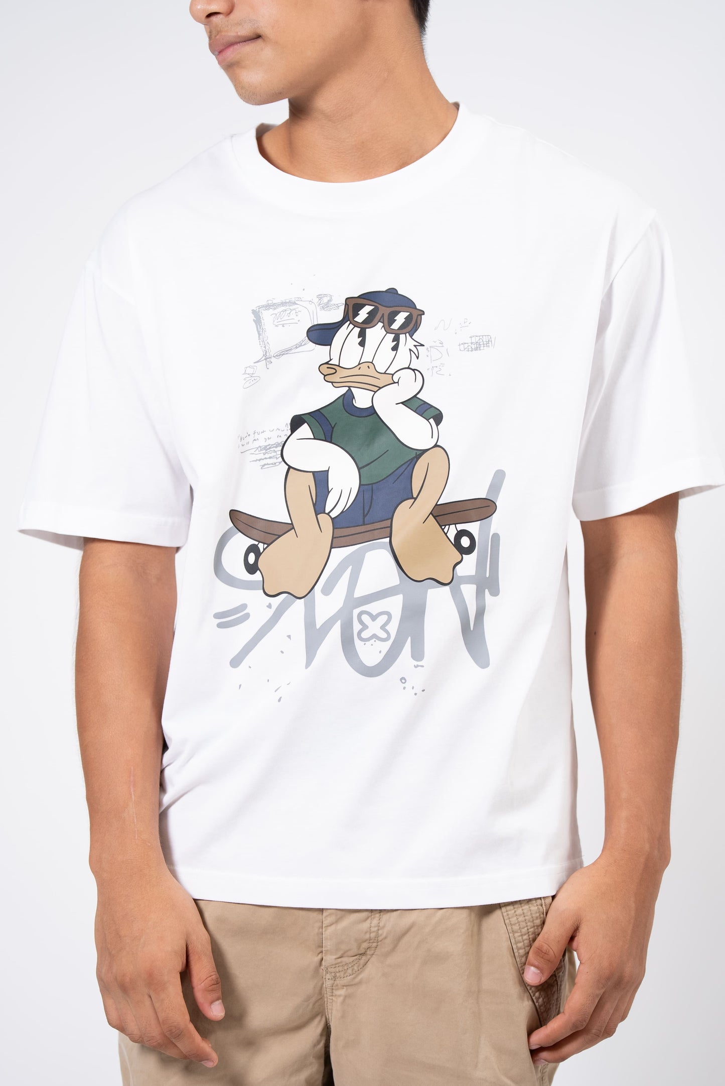 T-shirt De Hombre Blanco M