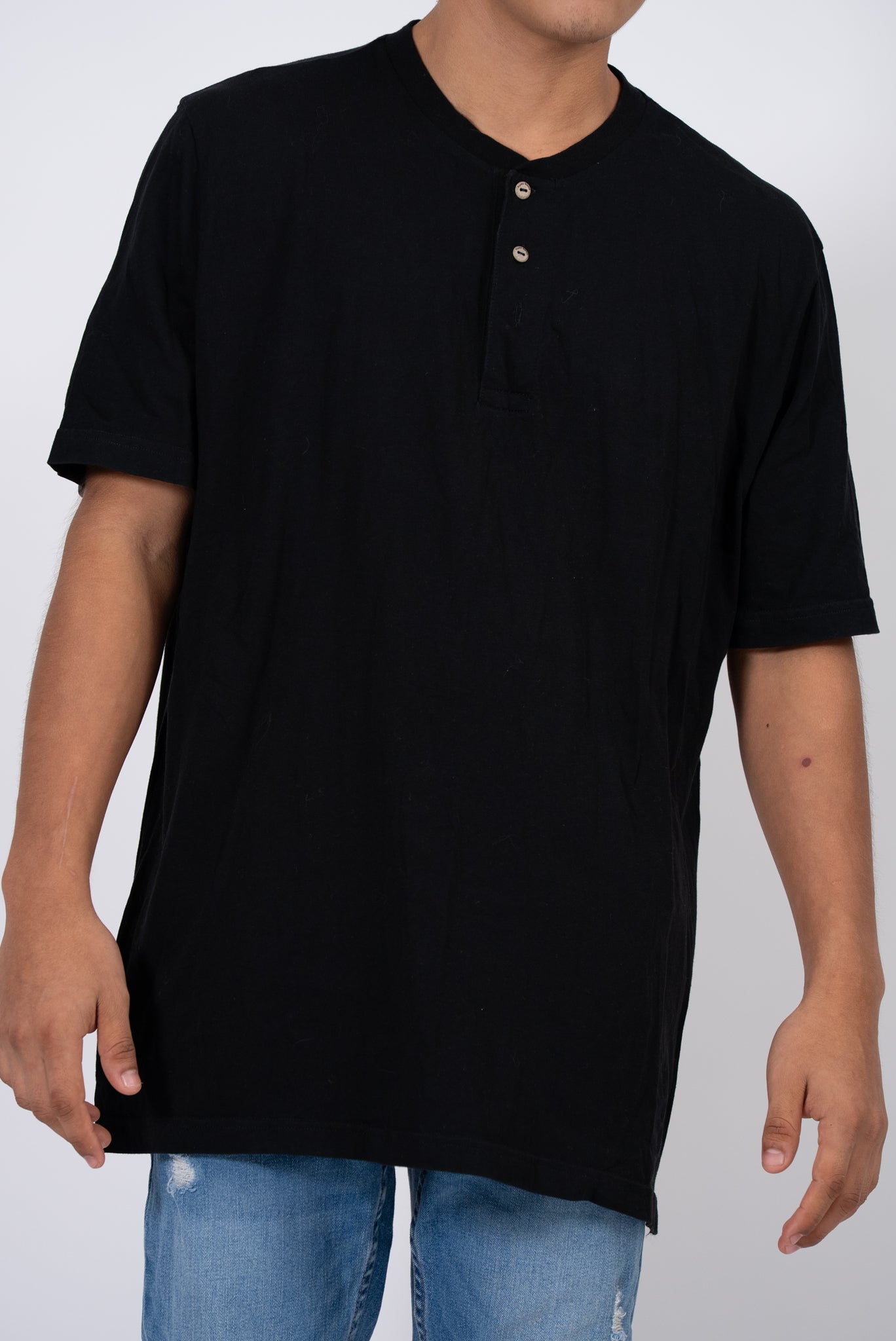 Camisa De Hombre Punto Blanco XL