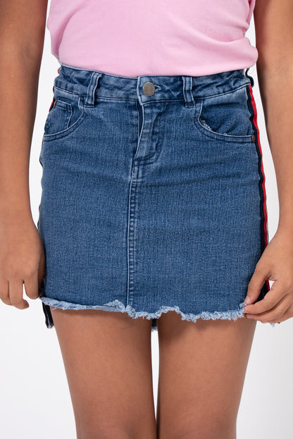 Falda De Niña Tommy Hilfiger (Talla: 7)
