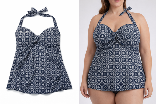 Parte De Arriba De Vestido De Baño De Mujer Marca Merona Talla Xl