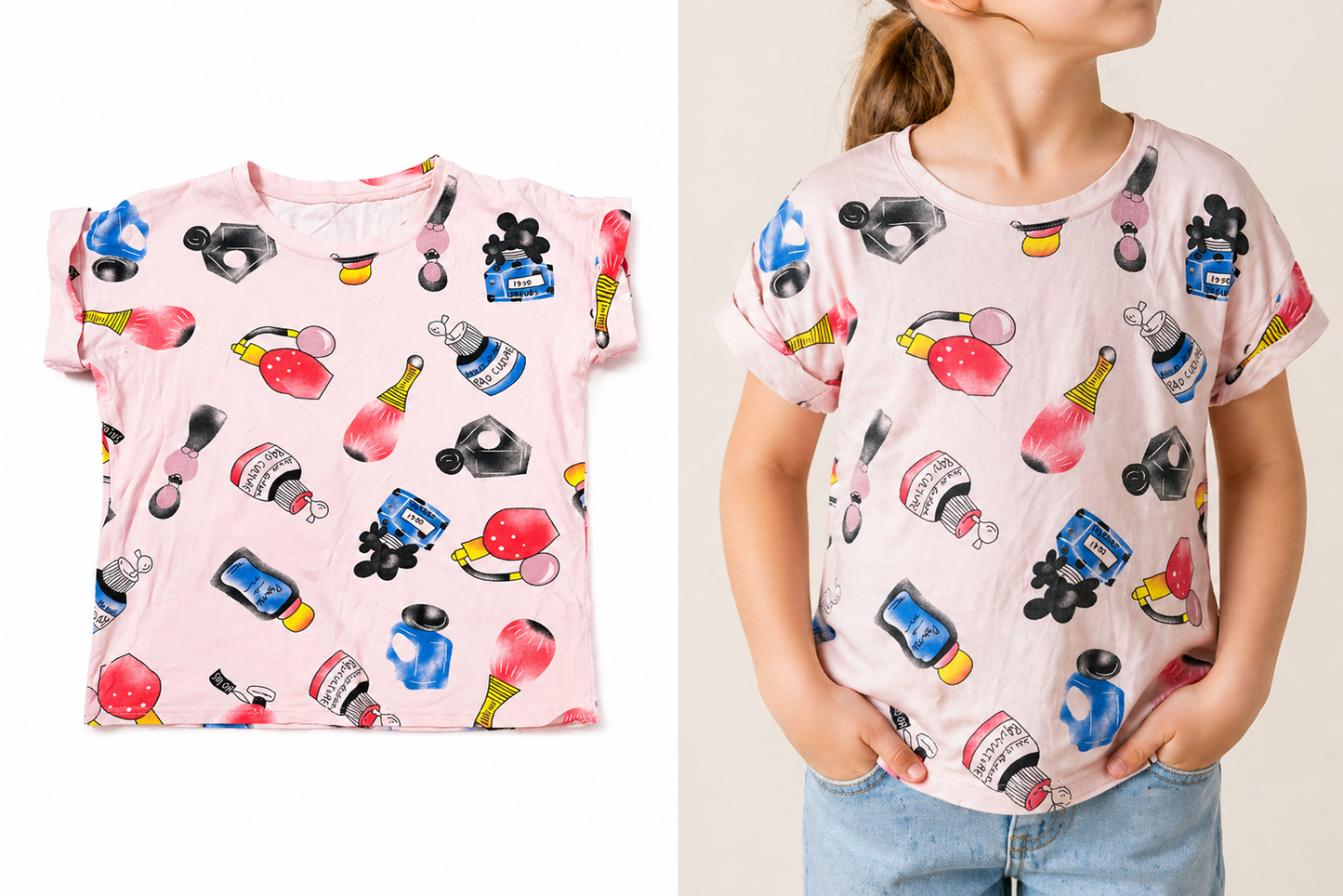 T Shirt De Niña Marca N/A Talla L